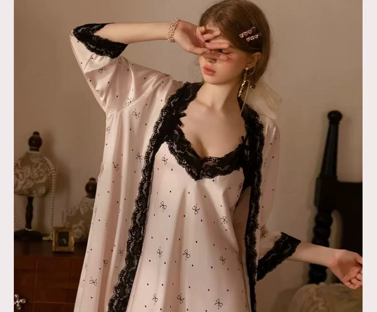 Sexy Summer Sleepwear for Wome - đánh giá và giá Robe Silk Women