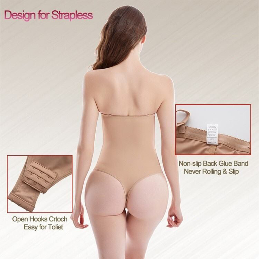 Strapless Invisible Tummy Cont - đánh giá và giá Shapewear Bodysuit Firm