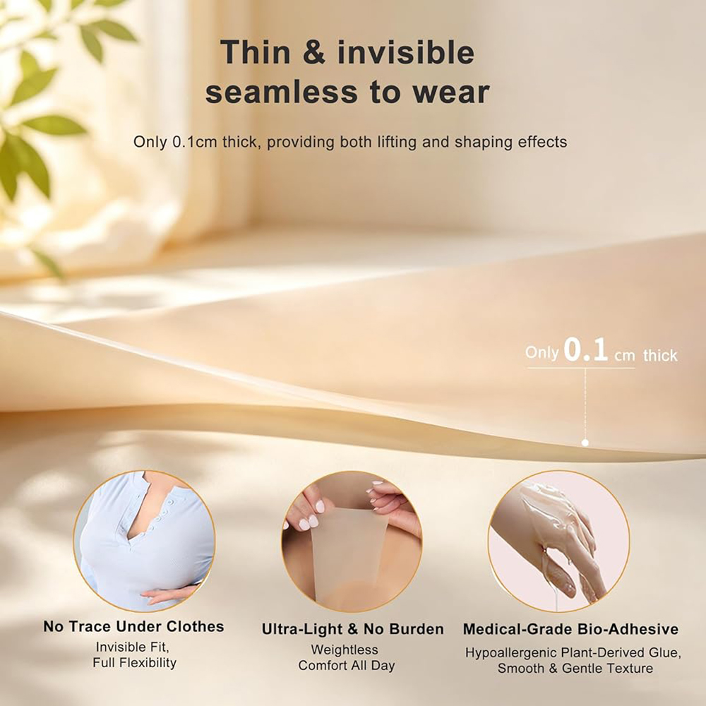 6Pcs Precut Silicone Boob Tape - đánh giá và giá Silicone Bra Adhesive