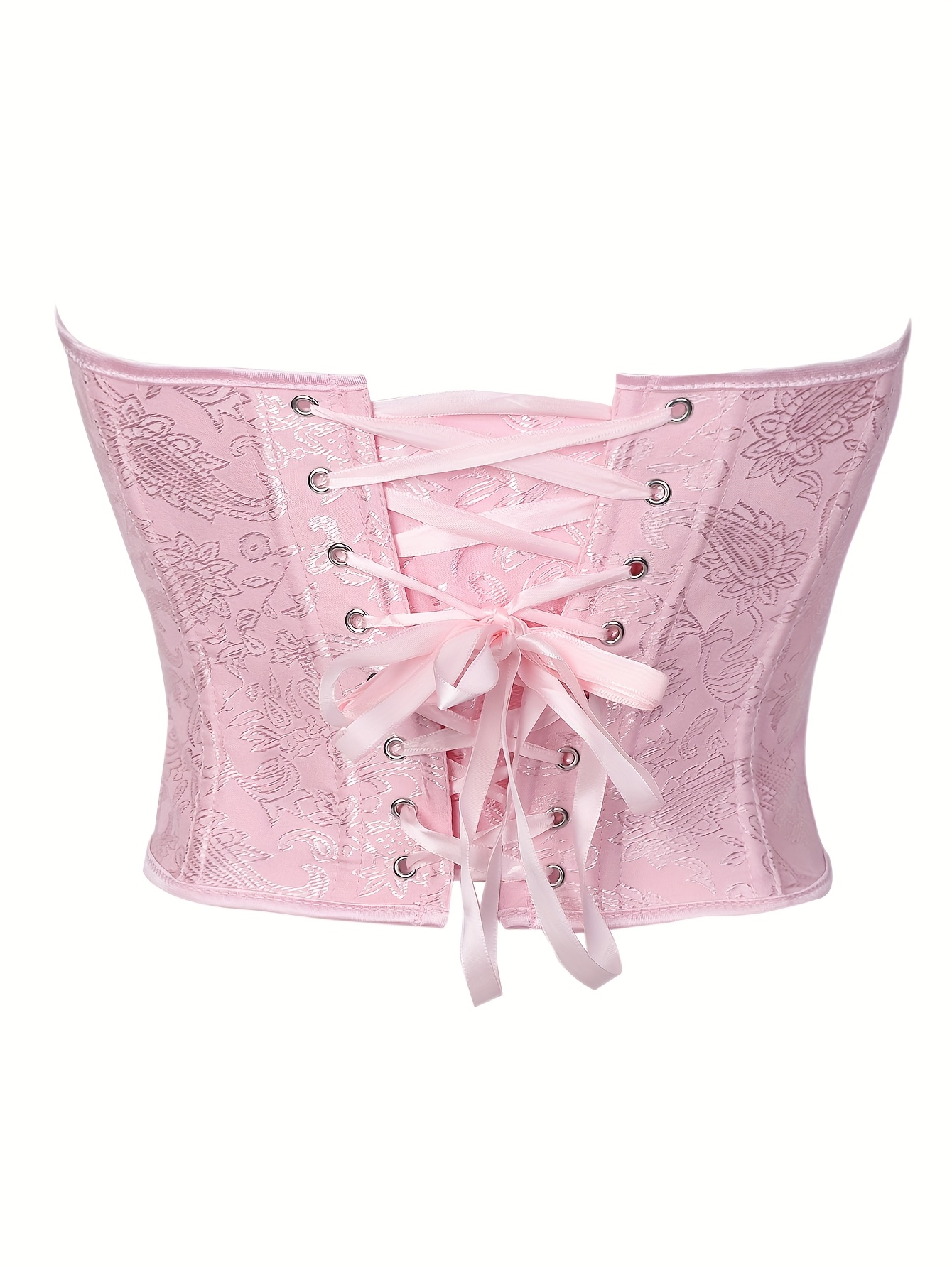 Pink Corset Gothic Victorian W - đánh giá và giá Strapless Bra Backless