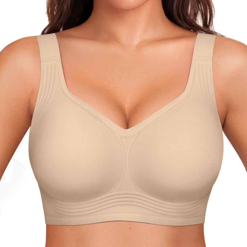 Plus Size Wireless Jelly Bra W - đánh giá và giá Push Up Bra Padded