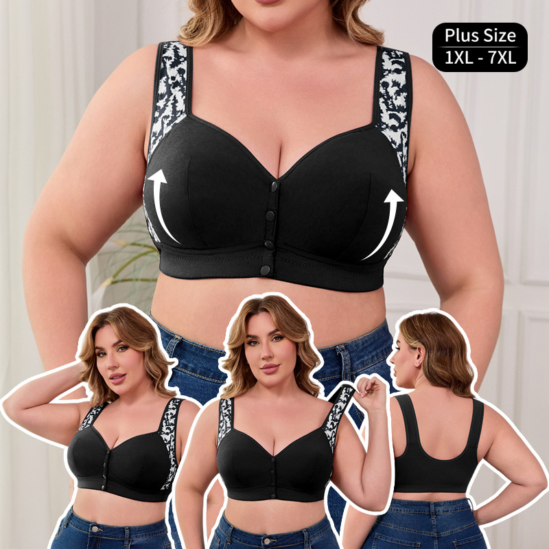 XL-7XL Plus Size Front Buckle  - đánh giá và giá Seamless Underwear Women